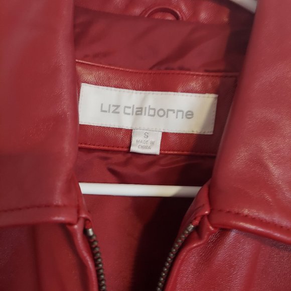 Red leather jacket - Picture 3 of 3